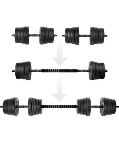 Spokey SET OF DUMBBELLS 30 KG CEMENT