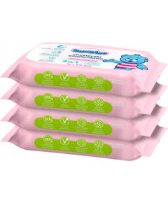 NIVEA Bambino Chusteczki emolientowe 3w1 hipoalergiczne 4 x 57 szt