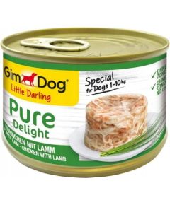 GIMDOG pusz.150g PURE Delight KURCZAK &   JAGNIĘCINA /18