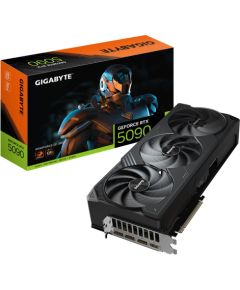 GIGABYTE GeForce RTX 5090 WINDFORCE OC 32G Graphics Card - 32GB GDDR7, 512bit, PCI-E 5.0, 2467MHz Core Clock, 3 x DP 2.1a, 1 x HDMI 2.1b, NVIDIA DLSS 4, GV-N5090WF3OC-32GD