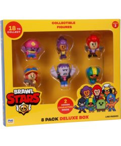 P.m.i. Kids World BRAWL STARS S2 FIGURES -8 PACK DELUXE BOX VER.A