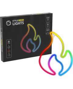 Manta SNL58RGB Stile Neon Light FLAME Damaged Box