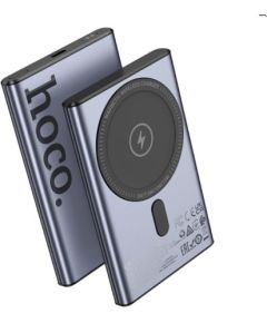 Hoco   Q32 Bird PD20W wireless magnetic power bank(5000mAh) Metal Grey