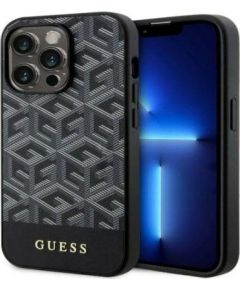 Guess Apple  iPhone 14 Pro 6.1 hardcase GCube Stripes MagSafe Black