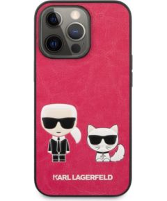 Karl Lagerfeld Apple  iPhone 13 Pro  Choupette PU Leather Case Fuchsia
