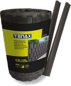 Лента для забора TENAX FLEXI 2,05x0,19 м (1000 г/м2) зеленая + 2 шт. концевые зажимы