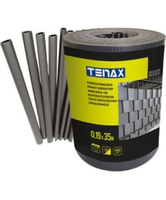 Лента для забора TENAX TWIST 3500x19 см (450 г/м2) Коричневый + 25 шт. концевых зажимов