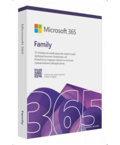 Microsoft 365 Family Polish EuroZone Subscr