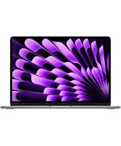 Apple MacBook Air 2024 Retina 15" - M3 10C GPU / 24GB / 512GB SSD - Space Gray (Atjaunināts, stāvoklis kā jauns)