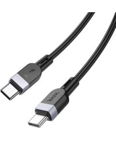 Hoco   X109 Energy 60W silicone charging data cable C to C(L=2M) Black