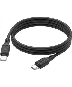 Hoco   X90 Cool 60W silicone charging data cable for Type-C to Type-C Black