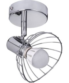 Activejet GIZEL single ceiling wall lamp chrome E14 spotlight for living room