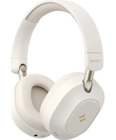 Havit H668BT - BT cordless headphones, beige