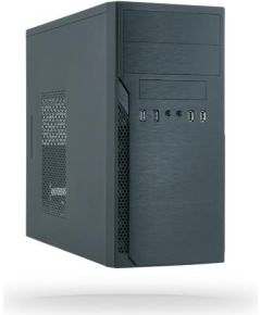 Case CHIEFTEC HO-12B MidiTower Not included MicroATX Colour Black HO-12B-OP