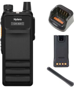 RĀCIJAS HYTERA Radio DMR+analog HP705G, UHF 350-470 MHz, 2400 mAh, GPS, BT V 5.0 BLE+EDR, IP68