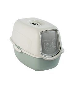 ROTHO Bailey Hooded litter box Green, White