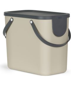 ROTHO Albula Cappuccino - waste sorting container - 25l