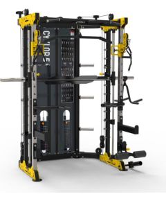Daudzfunkcionālais trenažieris CYKLOP 5 SMITH MACHINE WITH WEIGHT STACK SEMI COMERCIAL HMS