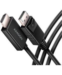 AXAGON RVD-HI20C2 DisplayPort - HDMI 2.0 cable 1.8m 4K/60Hz