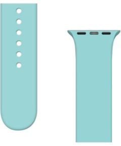 iLike   Strap APS Silicone Band for Watch Ultra / 8 / 7 / 6 / 5 / 4 / 3 / 2 / SE (45 / 44 / 42mm) Strap Watch Bracelet Light Blue