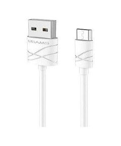 USAMS   U-Gee Pro PVC Universal Micro USB to USB Data&Fast 2A Charger Cable 1m White