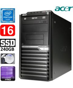 Acer Veriton M4610G MT G630 16GB 240GB+1TB DVD WIN10Pro