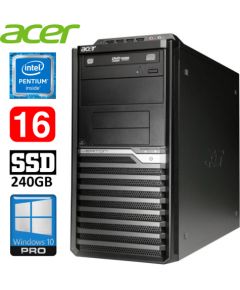 Acer Veriton M4610G MT G630 16GB 240SSD DVD WIN10Pro