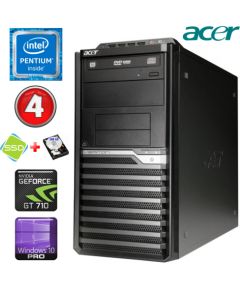 Acer Veriton M4610G MT G630 4GB 120SSD+500GB GT710 2GB DVD WIN10Pro