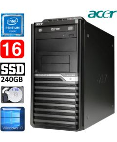 Acer Veriton M4610G MT G630 16GB 240GB+1TB DVD WIN10