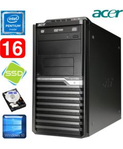 Acer Veriton M4610G MT G630 16GB 120GB+500GB DVD WIN10