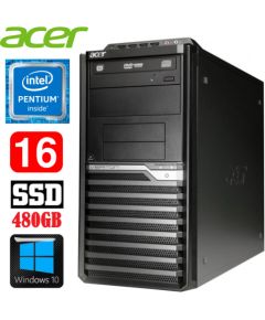 Acer Veriton M4610G MT G630 16GB 480SSD DVD WIN10