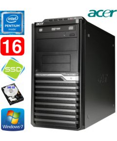 Acer Veriton M4610G MT G630 16GB 120GB+500GB DVD WIN7Pro