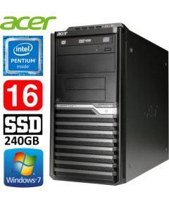 Acer Veriton M4610G MT G630 16GB 240SSD DVD WIN7Pro