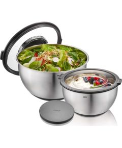 SET OF 2 BOWLS WITH LID GEFU MUOVO G-35055