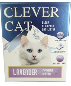 Clever Cat kattegrus Lavendel 10 L