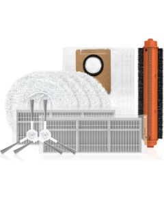 Ezviz KIT12 Комплект аксессуаров для RS20 Pro Основная щетка (×1) Боковая щетка (1x) Фильтр (x2) Швабра (x4) Пылесборник (x4) Белый