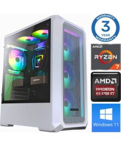 INTOP Ryzen 7 5700X 64GB 500SSD M.2 NVME+2TB RX5700 XT 8GB WIN11