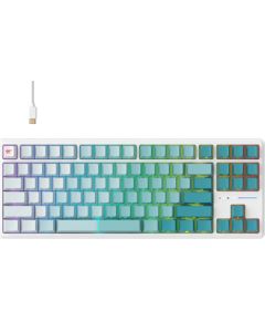 Havit KB901L - gaming keyboard (white and green)
