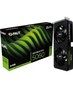 Graphics Card PALIT NVIDIA GeForce RTX 5060 8 GB GDDR7 128 bit PCIE 5.0 16x Dual Slot Fansink 3xDisplayPort NE75060019P1-GB2063D