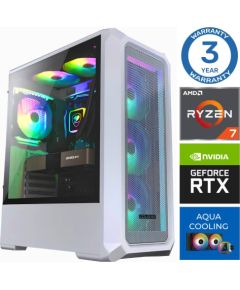 INTOP AQUA Ryzen 7 7700X 32GB DDR5 500SSD M.2 NVME RTX5060Ti 16GB no-OS
