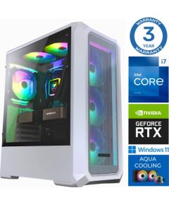 INTOP AQUA i7-14700F 16GB DDR5 2TB SSD M.2 NVME RTX4060 8GB WIN11