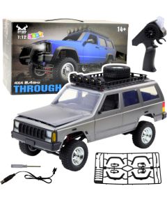 Leantoys MN78 Remote Controlled RC Off-Road Vehicle 4x4 Silver 1:12