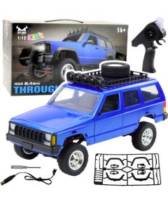 Leantoys MN78 Remote Controlled Off-Road Vehicle RC 4x4 Drive Blue 1:12
