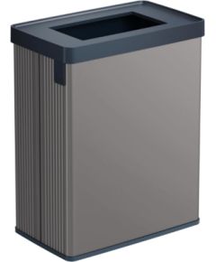 Curver Прямоугольный металлизированный мусорный бак Verto Recycle 54 л жемчужно-серый