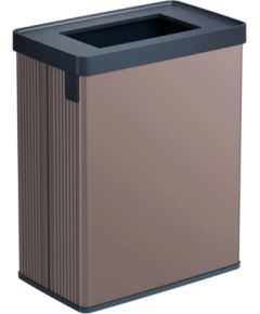 Curver Прямоугольный металлизированный мусорный бак Verto Recycle 54 л жемчужно-розовый