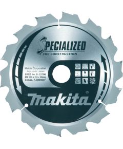 Griešanas disks kokam Makita B-33766; 210x2,8x30 mm