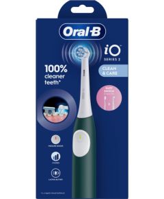 Braun iOS2.1C9.0G Oral-B iO2 Elektrinis Dantų Šepetėlis Žalias Forest