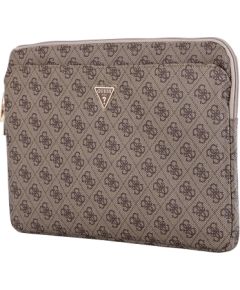 Guess PU 4G Triangle Logo Sleeve Klēpjdatora apvalks 14"