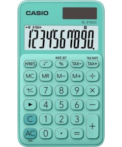 Casio pocket calculator SL-310UC-GN green