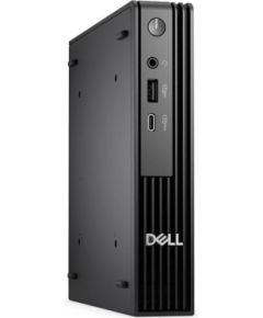 PC DELL Pro Micro QCM1250 Business Desktop CPU Core i3 i3-14100T 2700 MHz RAM 8GB DDR5 5600 MHz SSD 512GB Windows 11 Pro Included Accessories Dell Optical Mouse-MS116 - Black BTO002_QCM1250_EMEA_NOK